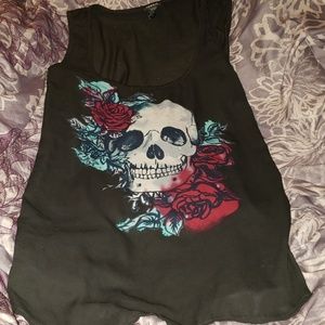 Skull tank top